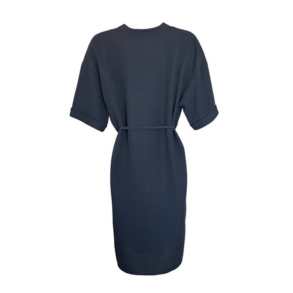 Babaton dress black classic elegant wear loose or with belt  pockets - Picture 8 of 11